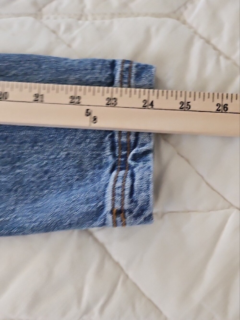 LOFT 6 -Button, Cropped Denim Jacket Size M - Picture 6 of 9